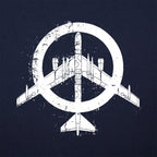 Peace Bomber Fighter Jet Peace Sign
