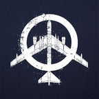 Peace Bomber Fighter Jet Peace Sign