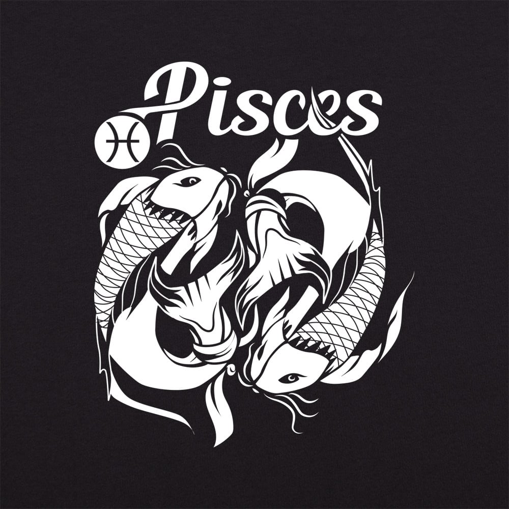 Pisces Zodiac Twin Koi Fish Symbol