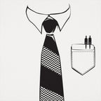 Poindexter Nerdy Necktie and Pocket Protector
