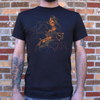 Polygon Bats Flying in Geometric Halloween Design