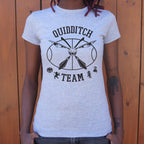 Quidditch Team Crossed Broomsticks Emblem