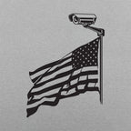 Salute The Camera American Flag Surveillance Camera
