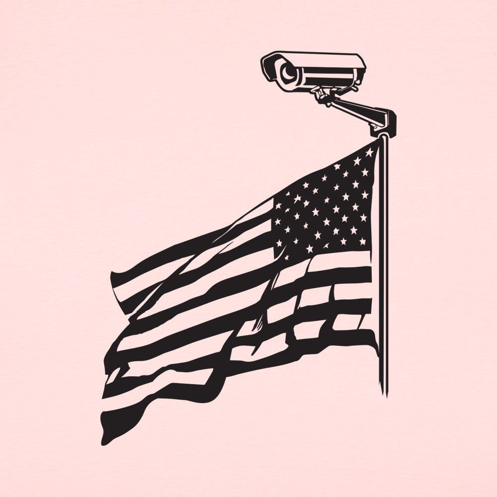 Salute The Camera American Flag Surveillance Camera