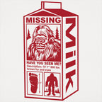 Sasquatch Missing Milk Carton Poster