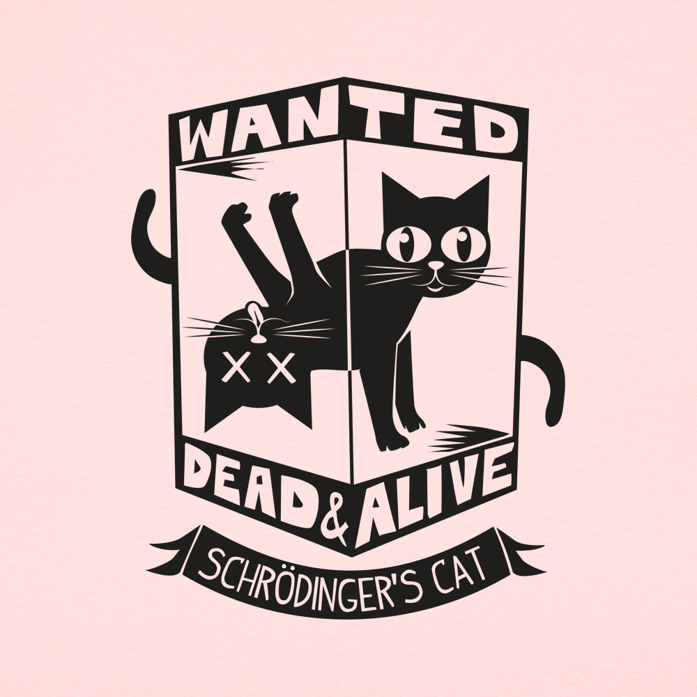 Schrodinger's Cat Wanted Dead and Alive Quantum Physics Box
