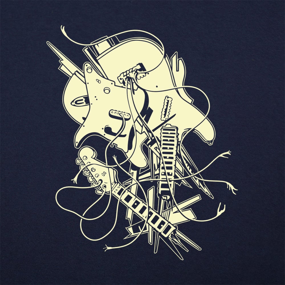 Smashed Guitar Graphic