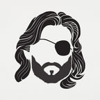 Snake Stubble Eyepatch Rebel
