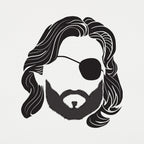 Snake Stubble Eyepatch Rebel