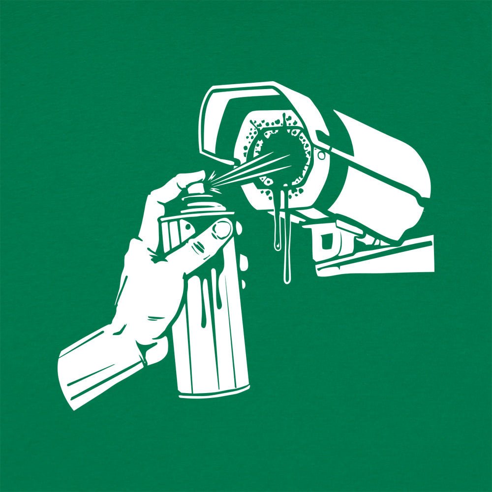 Spray Cam Painting Security Camera Lens