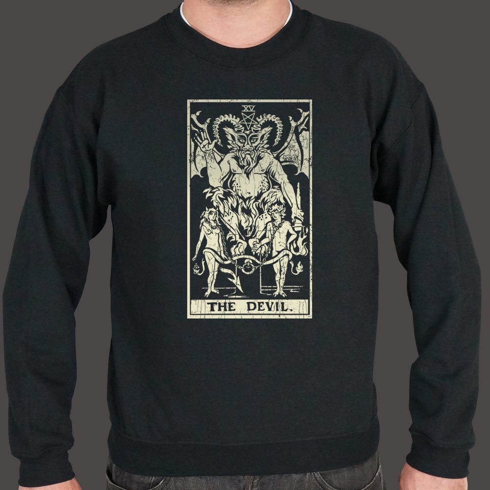 Tarot Devil Card. The Devil Baphomet Tarot Design