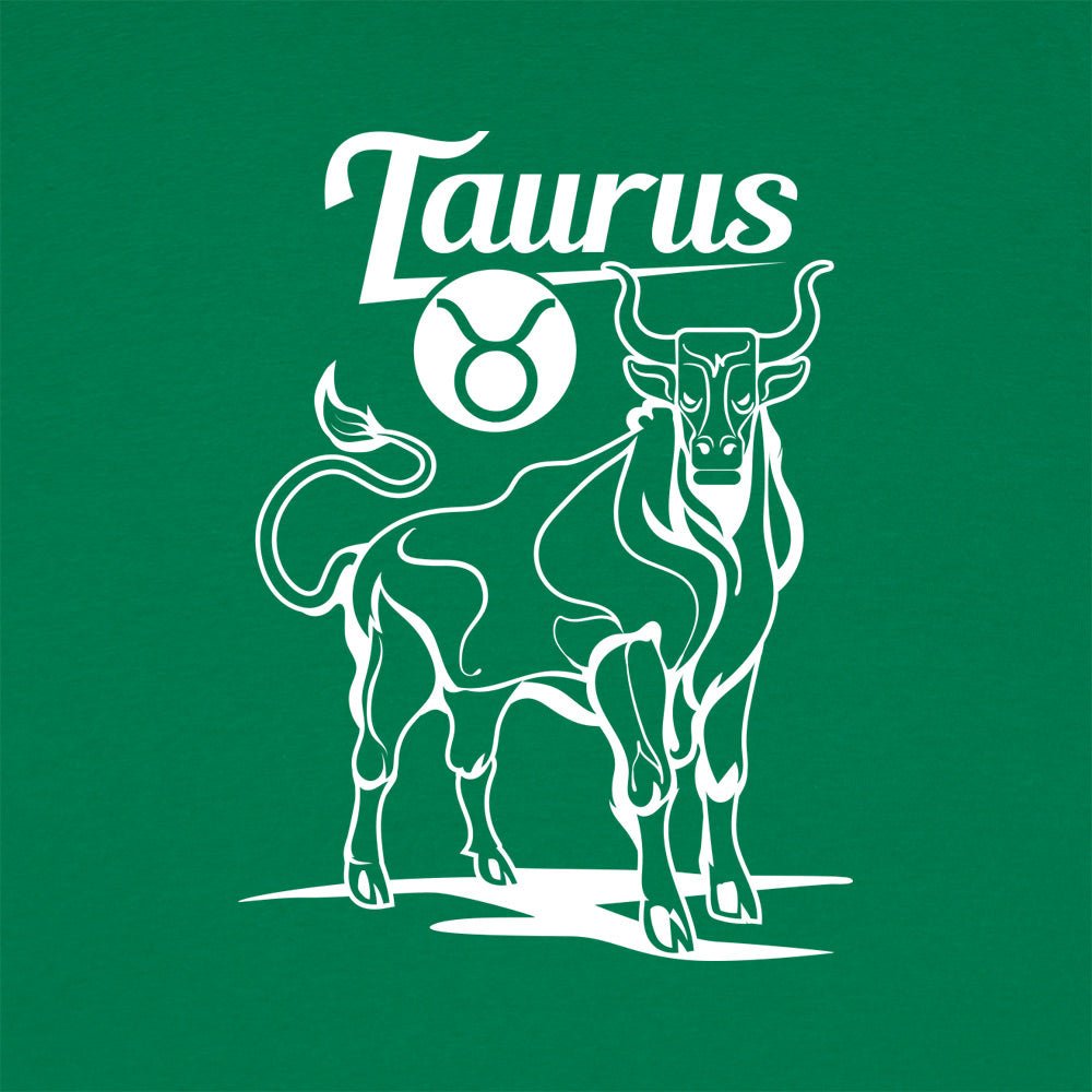 Taurus Zodiac Bull with Horoscope Symbol