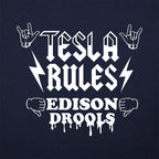 Tesla Rules Edison Drools Rock Star Electricity Rivalry
