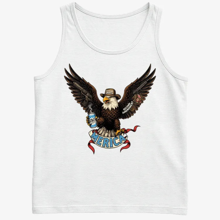Merica Eagle with Guns & Beer