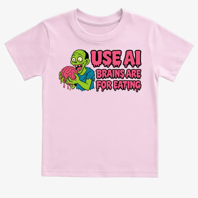 Use AI Brains Are For Eating Zombie Graphic