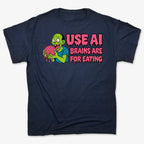 Use AI Brains Are For Eating Zombie Graphic