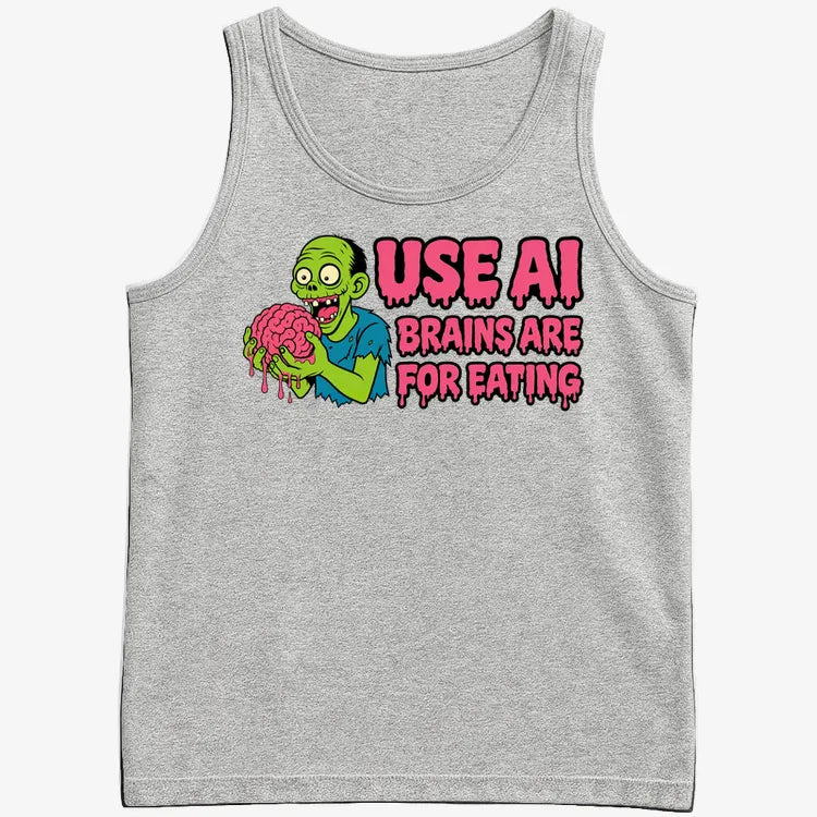 Use AI Brains Are For Eating Zombie Graphic