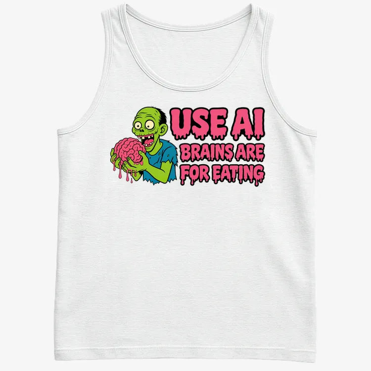 Use AI Brains Are For Eating Zombie Graphic