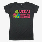 Use AI Brains Are For Eating Zombie Graphic