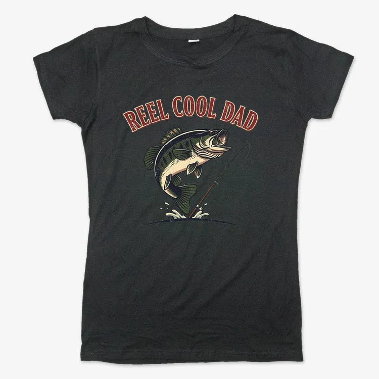 Reel Cool Dad Fishing Tee