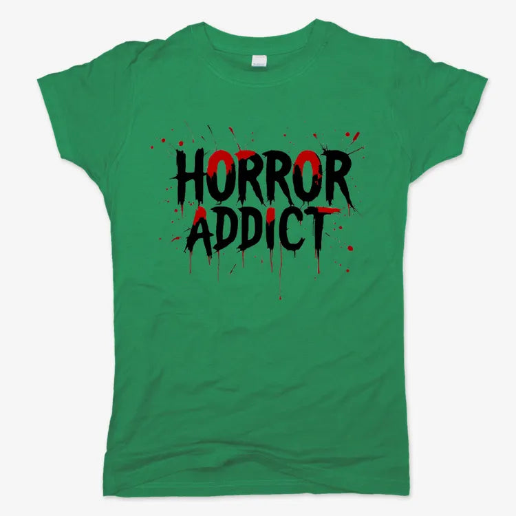 Horror Addict Blood Drip Graphic