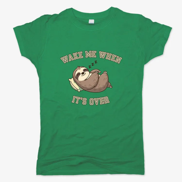 Wake Me When It's Over Sloth Vibe