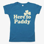 Here to Paddy St. Patrick's Day Shamrock Pun