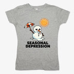Seasonal Depression Melting Snowman
