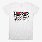 Horror Addict Blood Drip Graphic