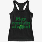 May Contain Alcohol Shamrock St Patrick's Day Design
