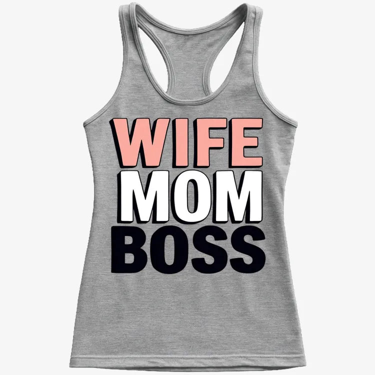Wife Mom Boss Empowerment Tee