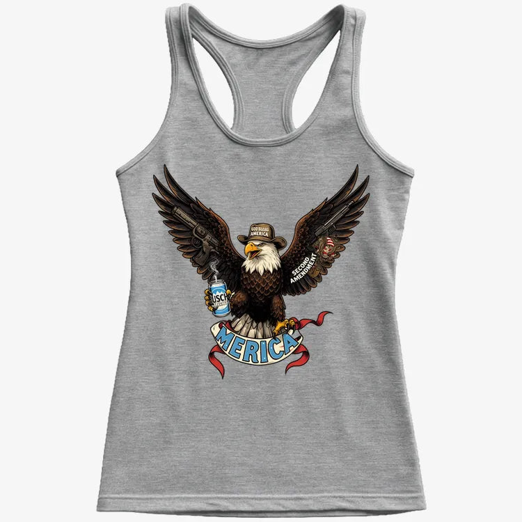 Merica Eagle with Guns & Beer