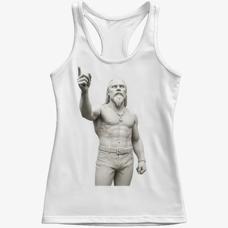 Techno Viking Statue