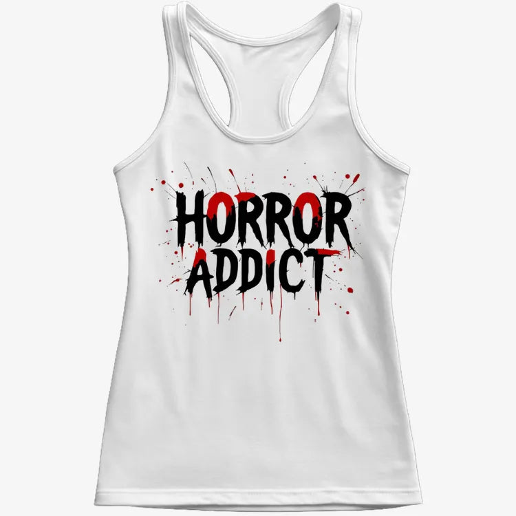 Horror Addict Blood Drip Graphic