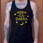 Abracadabra Magic Word with Stars and Moon