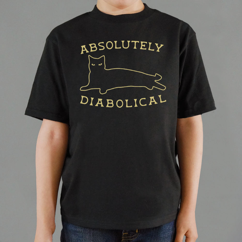 Absolutely Diabolical - Sneaky Black Cat Outline