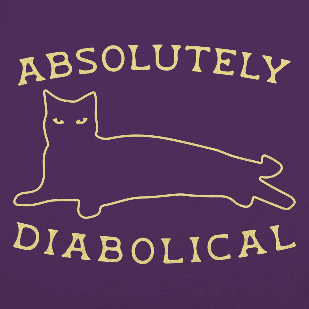 Absolutely Diabolical - Sneaky Black Cat Outline