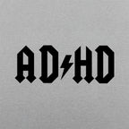 ADHD Lightning Bolt Rock Band Logo Parody