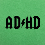 ADHD Lightning Bolt Rock Band Logo Parody