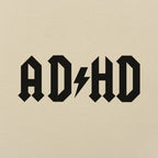 ADHD Lightning Bolt Rock Band Logo Parody