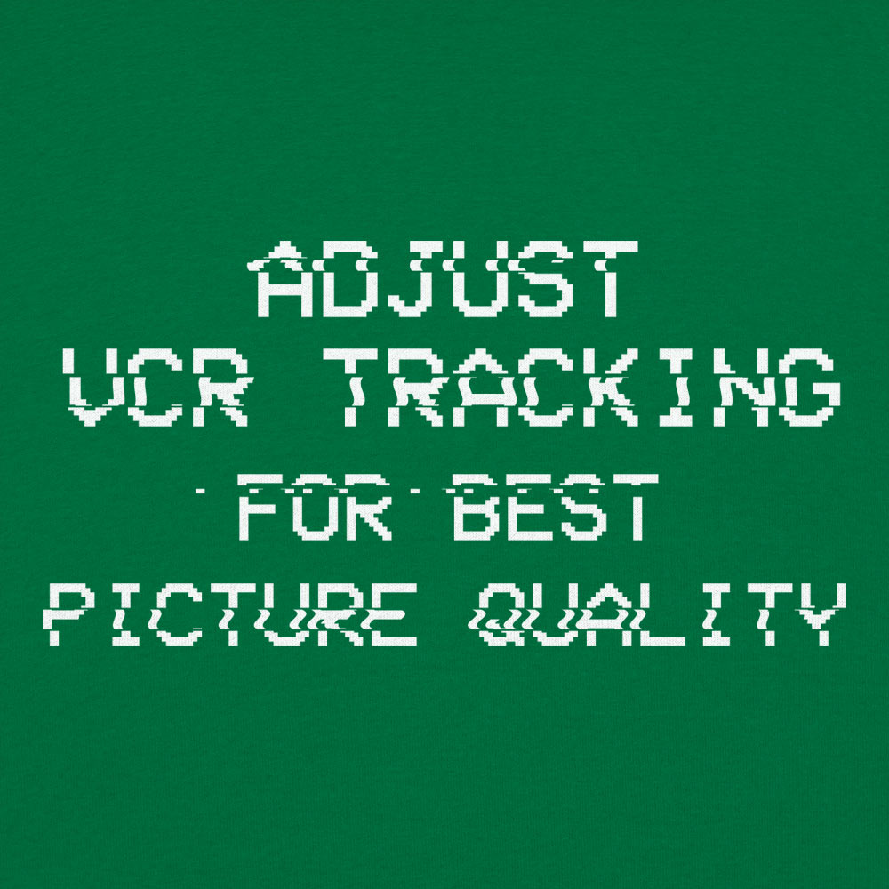 Adjust VCR Tracking for Best Picture Quality