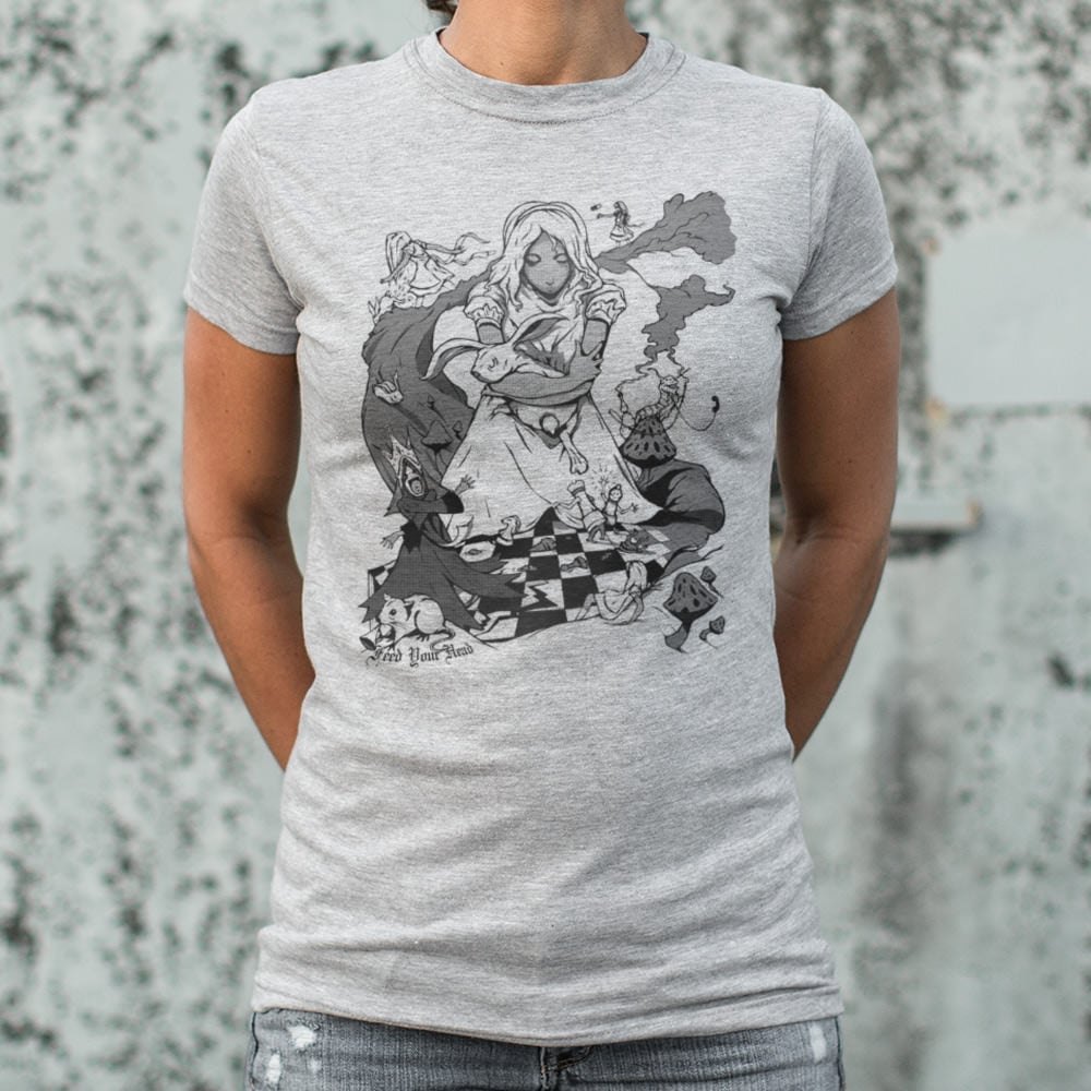 Alice In Wonderland with White Rabbit and Mad Hatter
