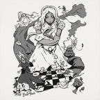 Alice In Wonderland with White Rabbit and Mad Hatter