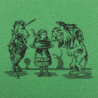 Alice And Unicorn With Lion