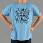 American Pi Eagle Seal with Pi Symbol and 3.14