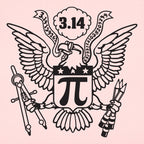 American Pi Eagle Seal with Pi Symbol and 3.14