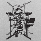Ant Drummer Playing Drum Set