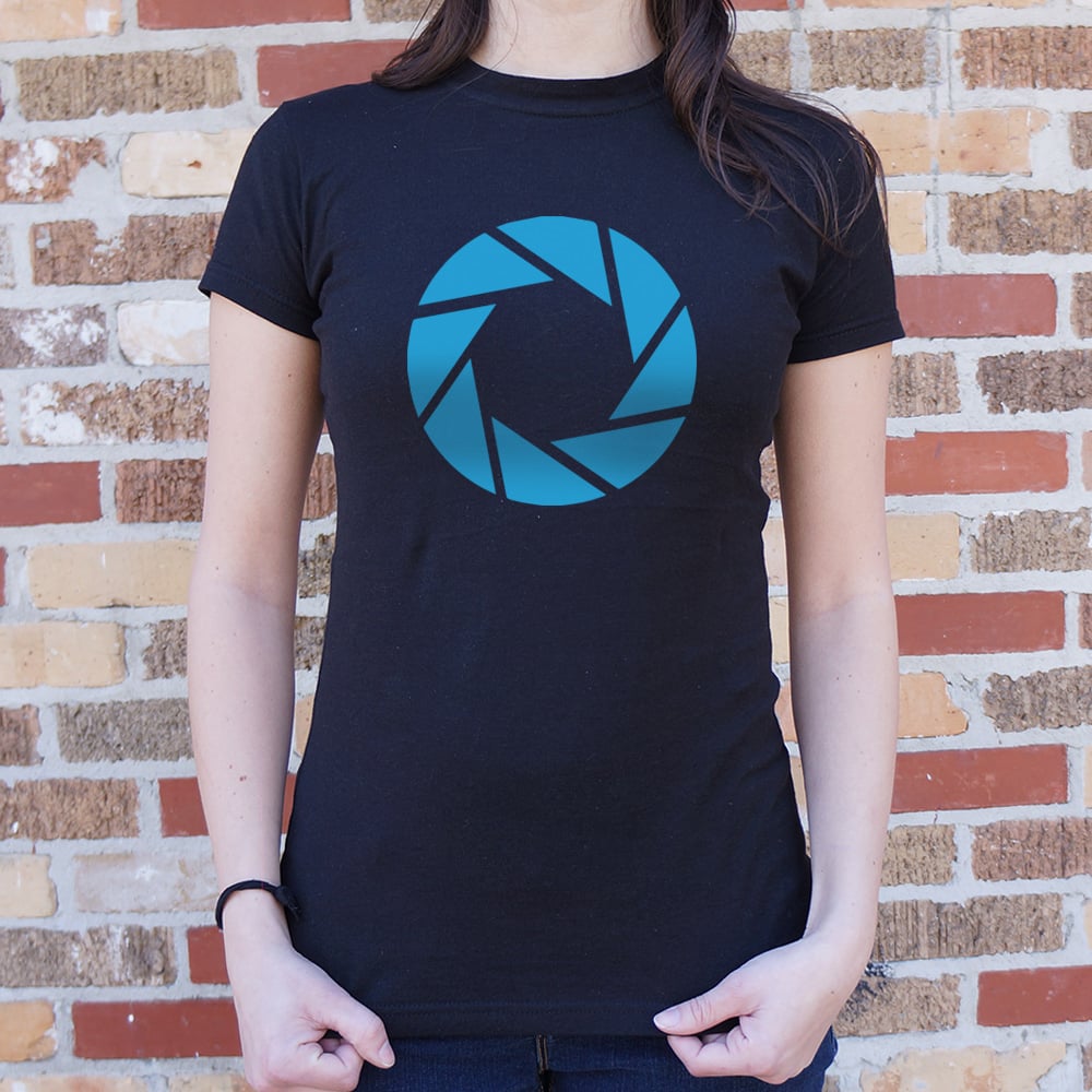 Aperture Labs Blue Camera Shutter Logo