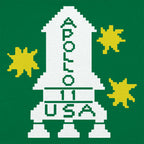 Apollo 11 Retro Pixel Art Rocket Ship
