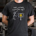 That' Certainly A Positive Sign Stick Figure and Smiley Face